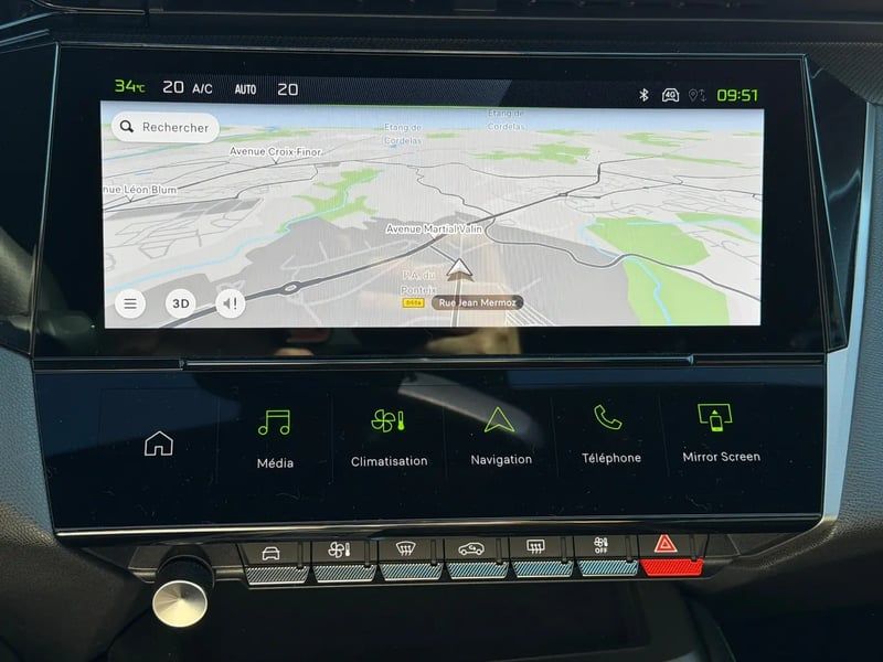 Photo de la voiture PEUGEOT 408 Hybrid 145 e-DCS6 GT