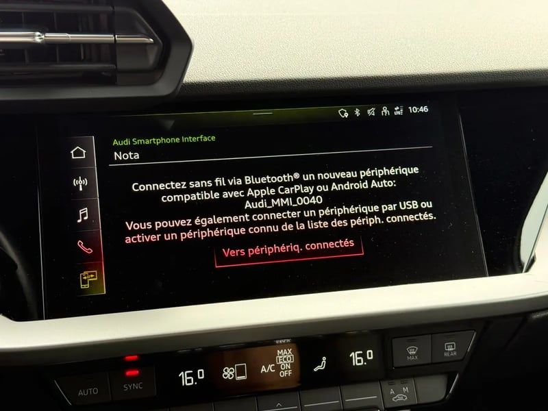 Photo de la voiture AUDI A3 SPORTBACK 40 TFSIe 204 S tronic 6 Design